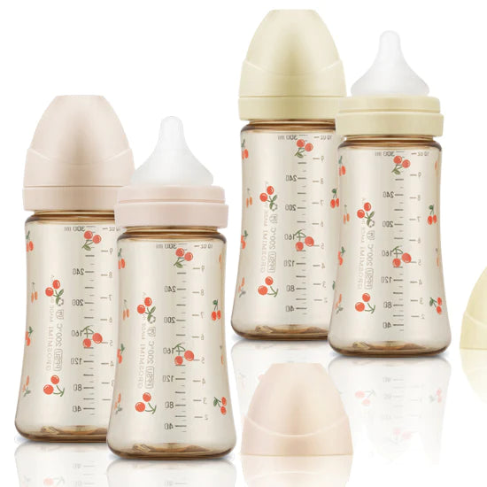 Grosmimi PPSU Baby Bottle 10oz (300ml) - Cherry_Pure Gold