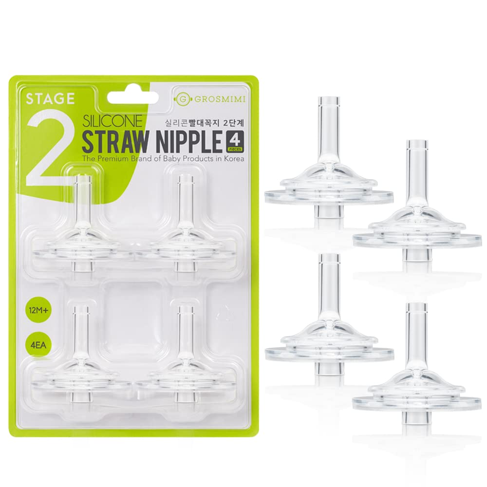 Grosmimi Straw Nipple Replacement Kit (4-counts)