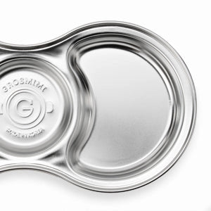 Grosmimi Stainless Steel Food Tray with 3 Compartment