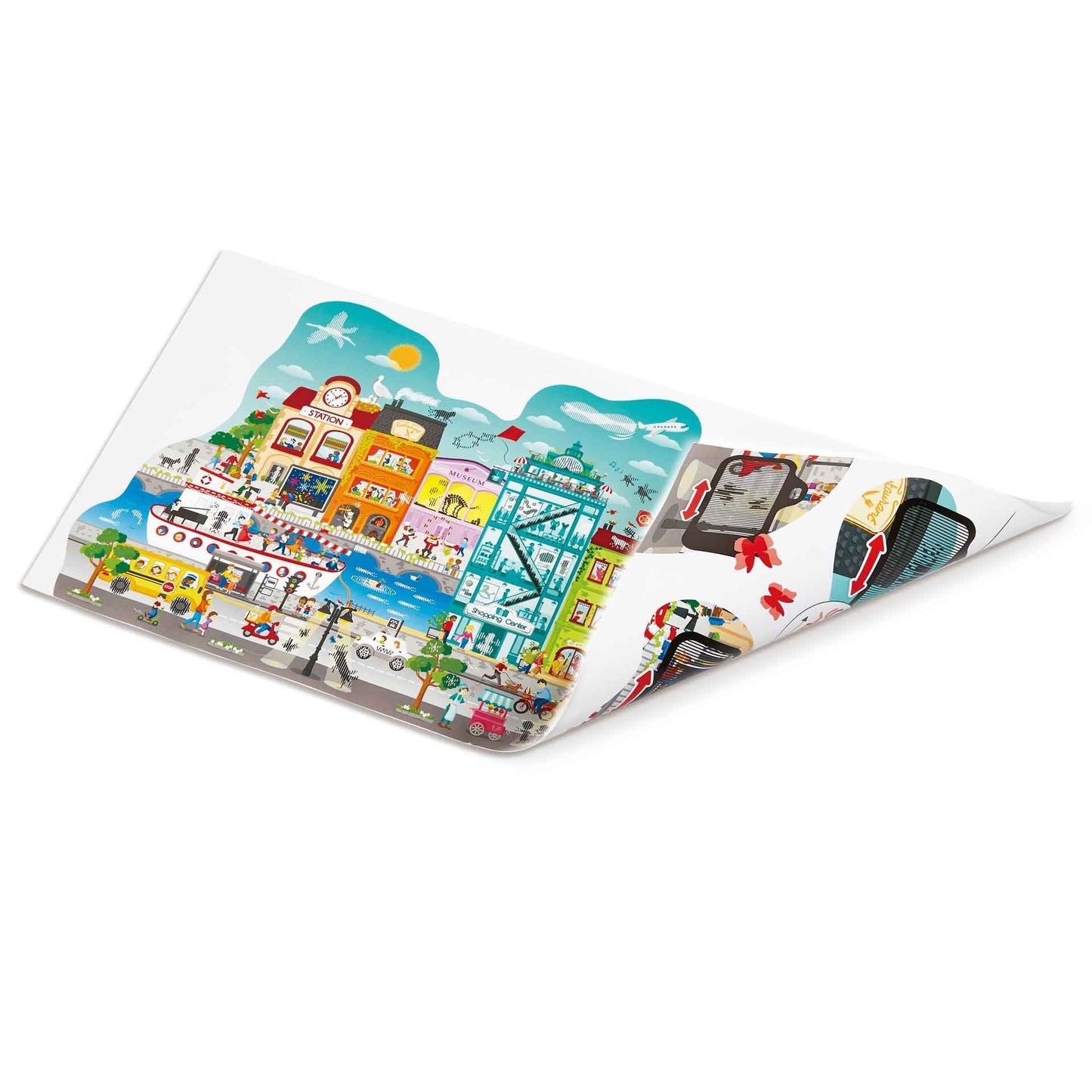 Animated City Puzzle 49 Pieces