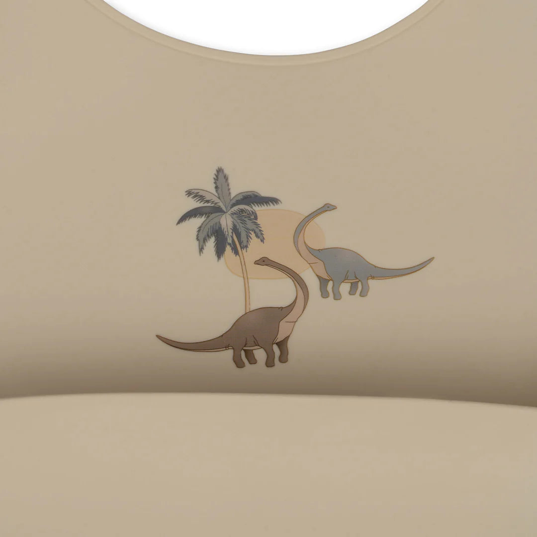 2 Pack Silicone Bibs - Dino