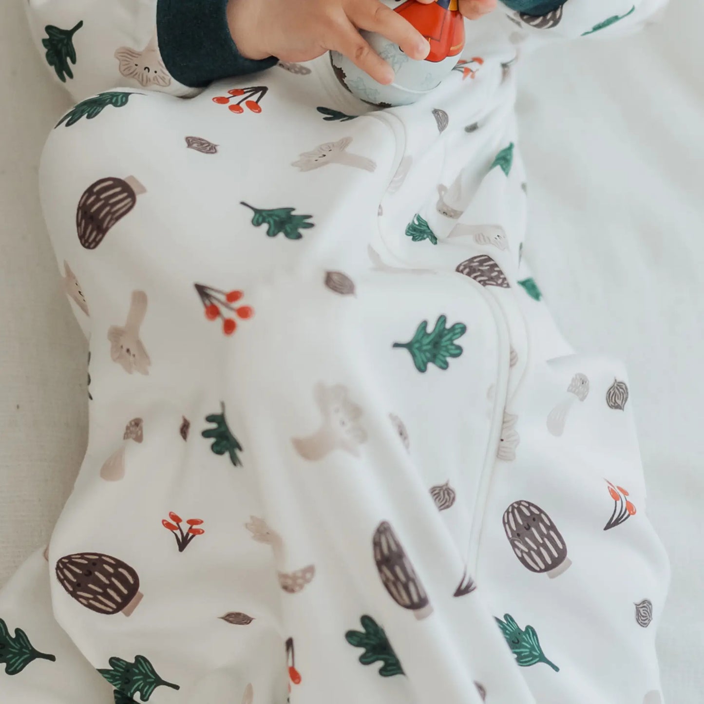 Organic Cotton Removable Sleeve Sleep Bag | 1.0 TOG