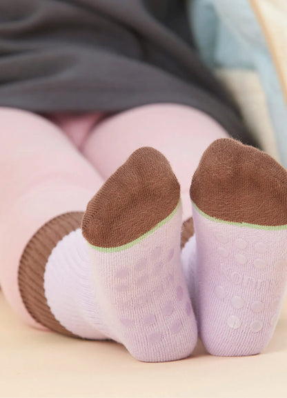 Easy-fit Color Block Socks 3 Color Set