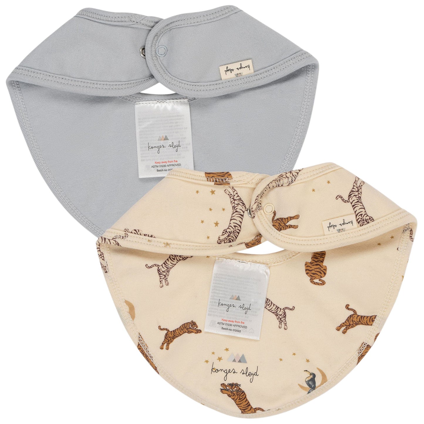 2 Pack Bibs - Roar/Pear Blue