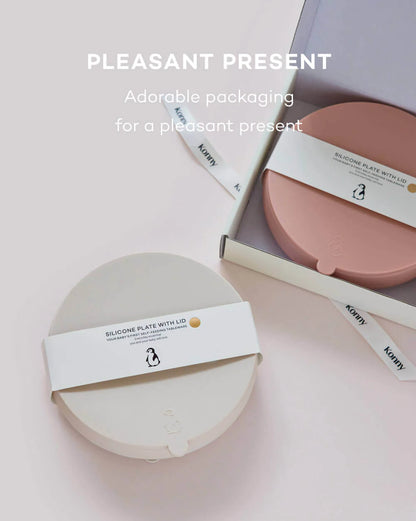 EASYFEED Silicone Plate with Lid
