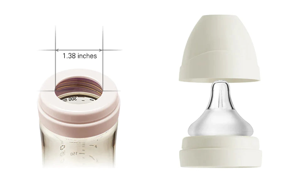 Grosmimi PPSU Baby Bottle 10oz (300ml) - Cherry_Rose Gold