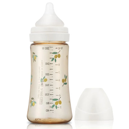 Grosmimi PPSU Baby Bottle 10oz (300ml) - Olive_White