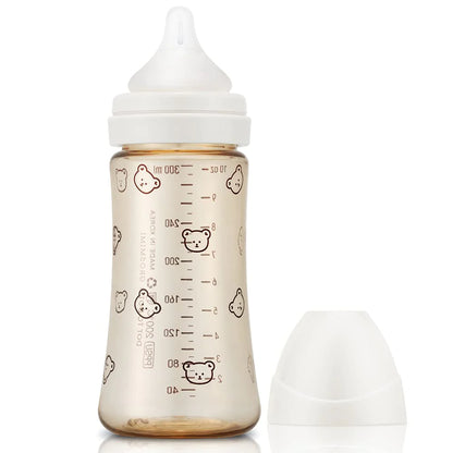 Grosmimi PPSU Baby Bottle 10oz (300ml) - Bear_White