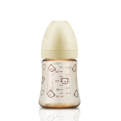 Grosmimi PPSU Baby Bottle 6oz (200ml) - Bear_Pure Gold