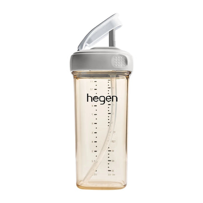 Hegen 11oz/330ml Straw Cup in Grey