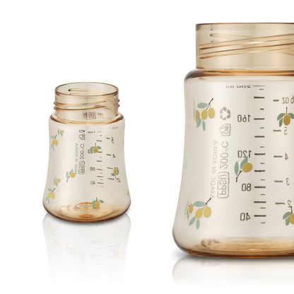 Grosmimi PPSU Baby Bottle 6oz (200ml) - Olive_White