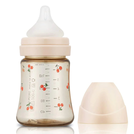 Grosmimi PPSU Baby Bottle 6oz (200ml) - Cherry_Rose Gold