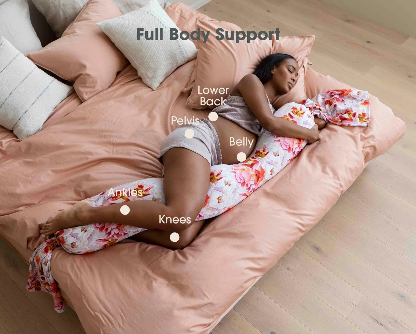 Pregnancy Pillow - Blushing Roses
