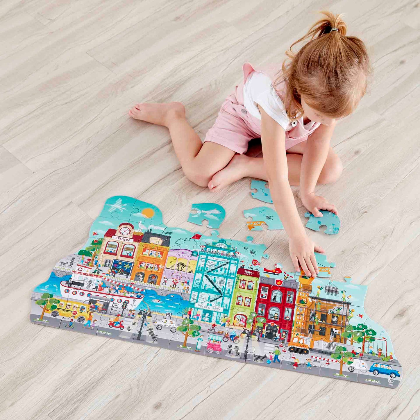 Animated City Puzzle 49 Pieces