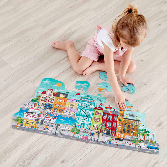Animated City Puzzle 49 Pieces