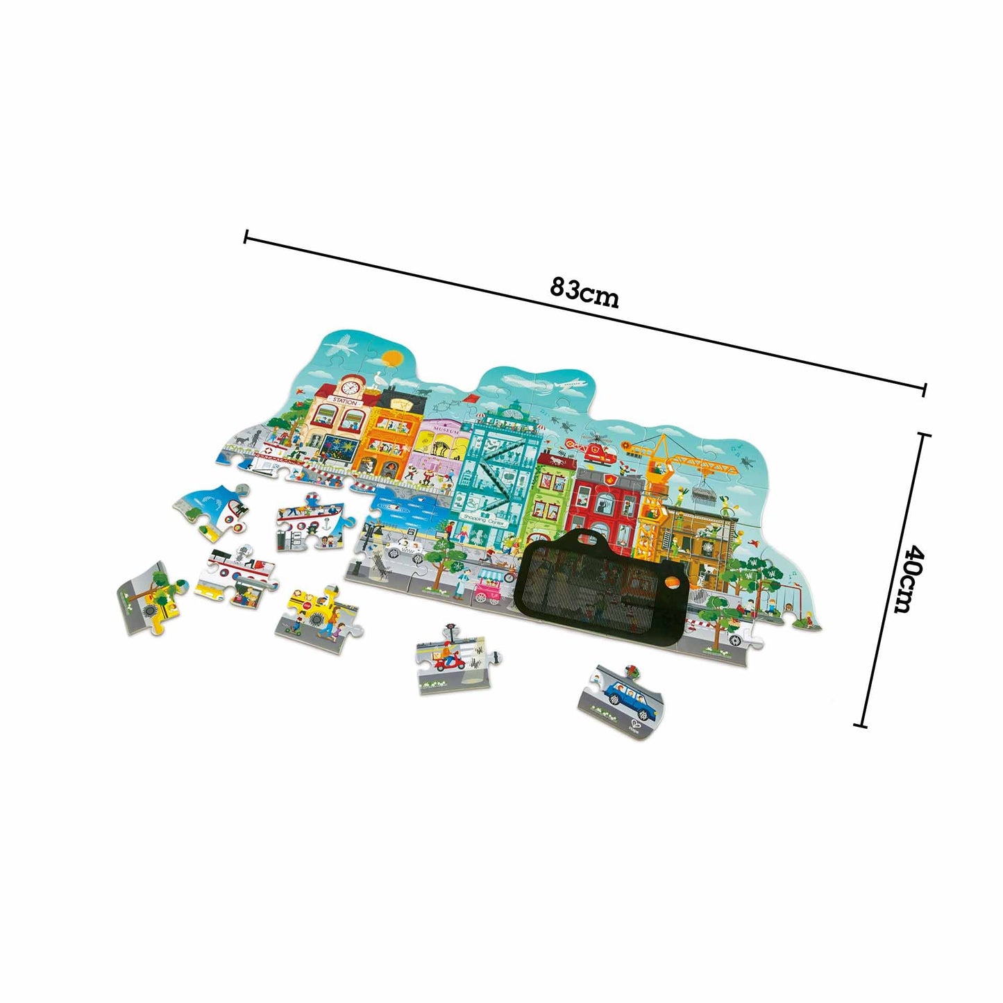 Animated City Puzzle 49 Pieces