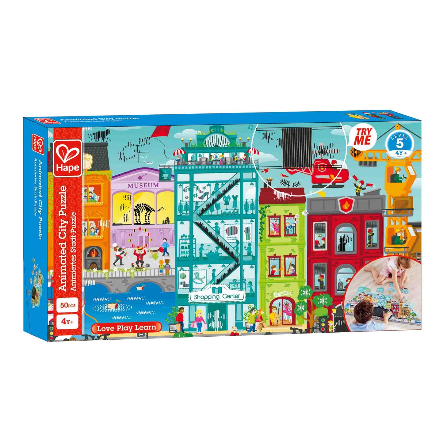 Animated City Puzzle 49 Pieces