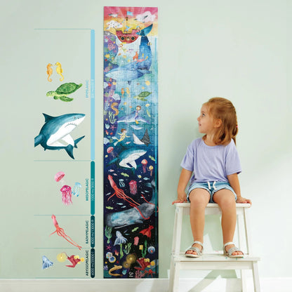 Hape Ocean Life Puzzle 200 Pieces Colorful Giant Long Puzzle