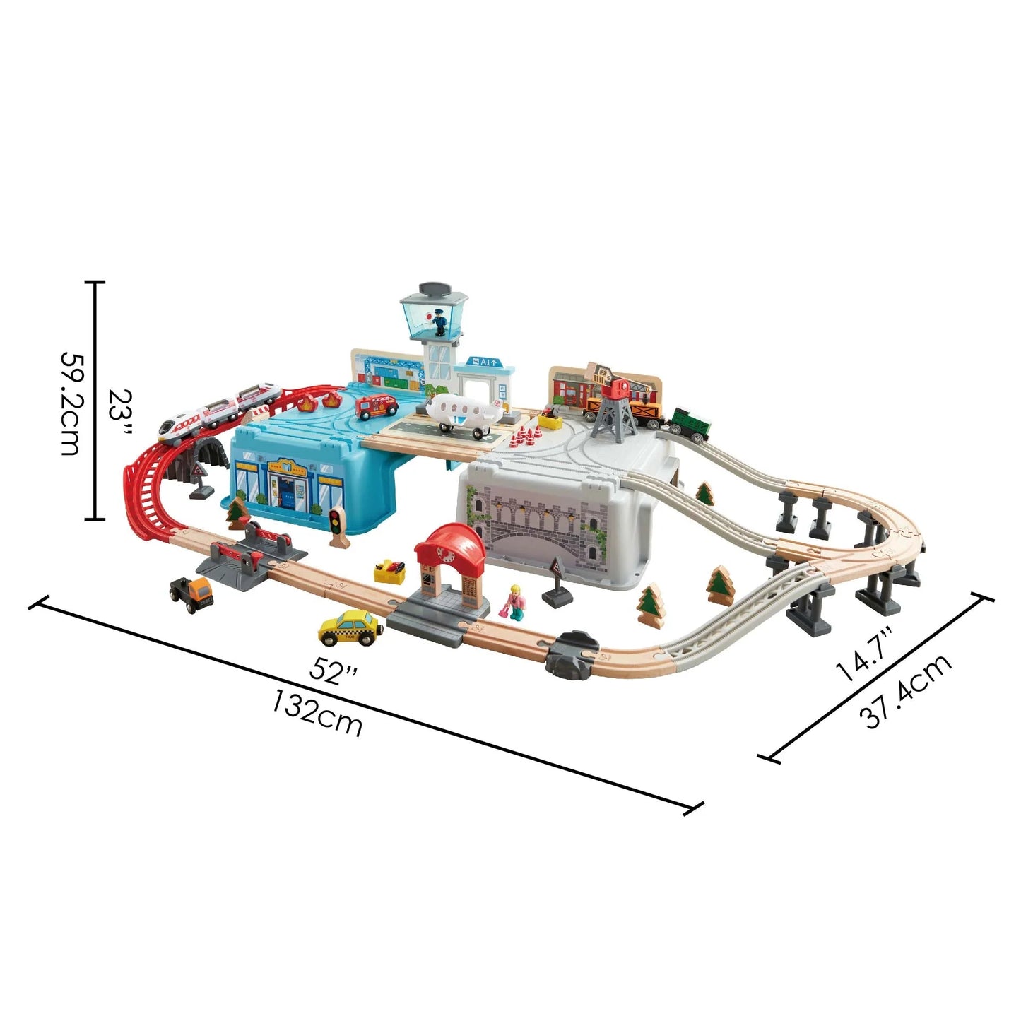 Hape Super Cityscape Transport Bucket Set