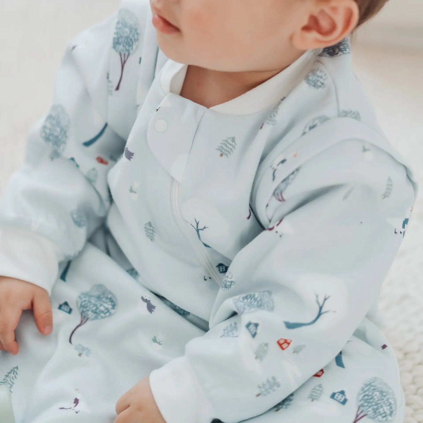Organic Cotton Removable Sleeve Sleep Bag | 1.0 TOG