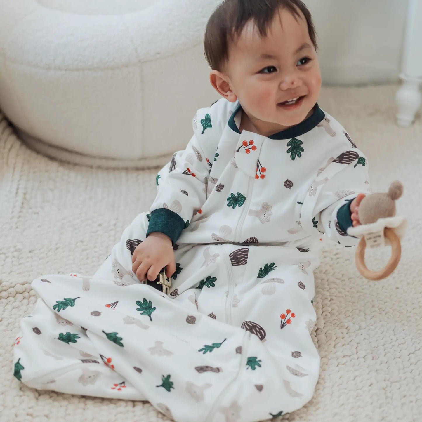 Organic Cotton Removable Sleeve Sleep Bag | 1.0 TOG