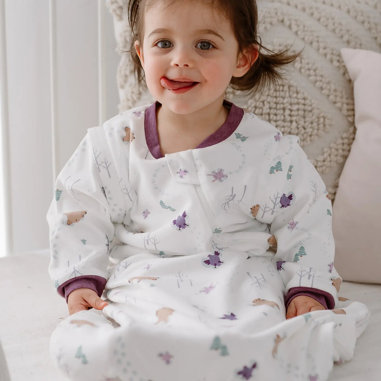 Organic Cotton Removable Sleeve Sleep Bag | 1.0 TOG