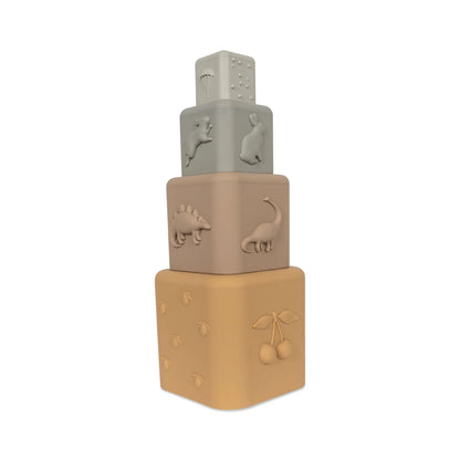 Silicone Stacking Tower - Shitake Mix