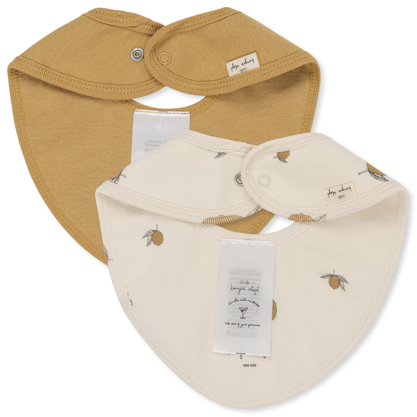 2 Pack Bibs - Lemon