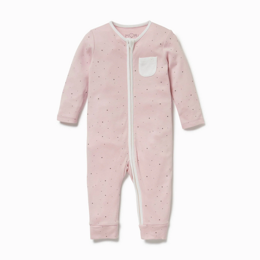 Clever Zip Romper - Stardust