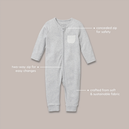 Clever Zip Romper - Stardust