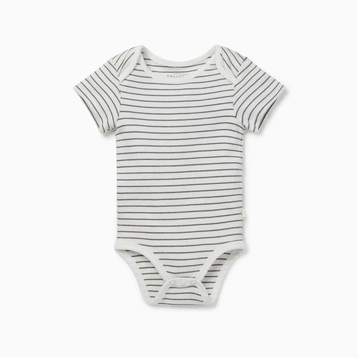 Short Sleeve Bodysuit - Grey Stripe