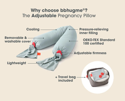 Pregnancy Pillow - Eucalyptus