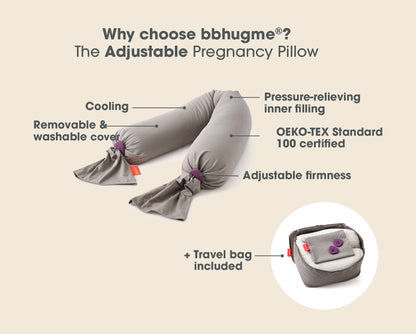 Pregnancy Pillow - Stone