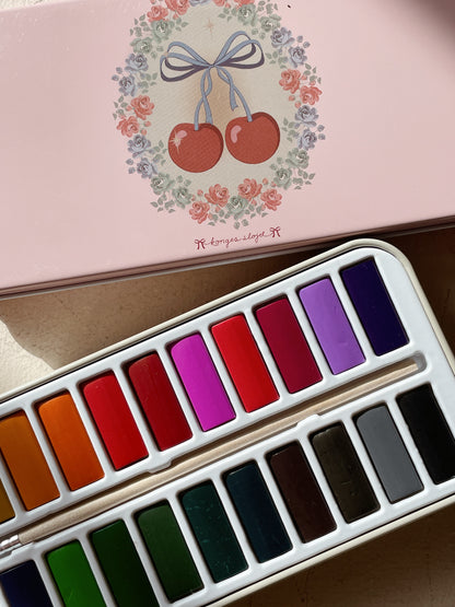 Water Colors Tin Box