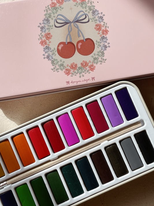 Water Colors Tin Box