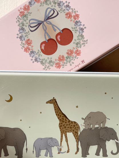 Water Colors Tin Box