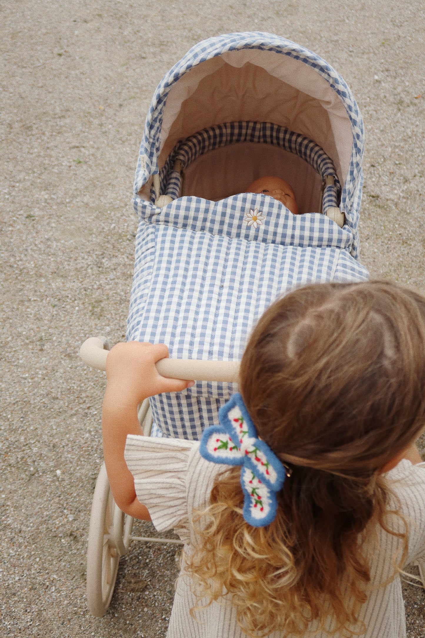 Cherry Crochet Bow Clip - Cherry