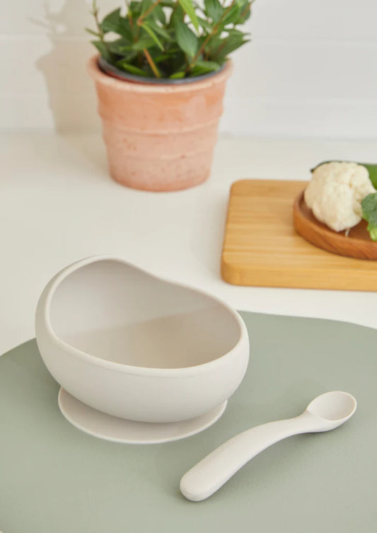 EASYFEED Silicone Bowl & Spoon Set