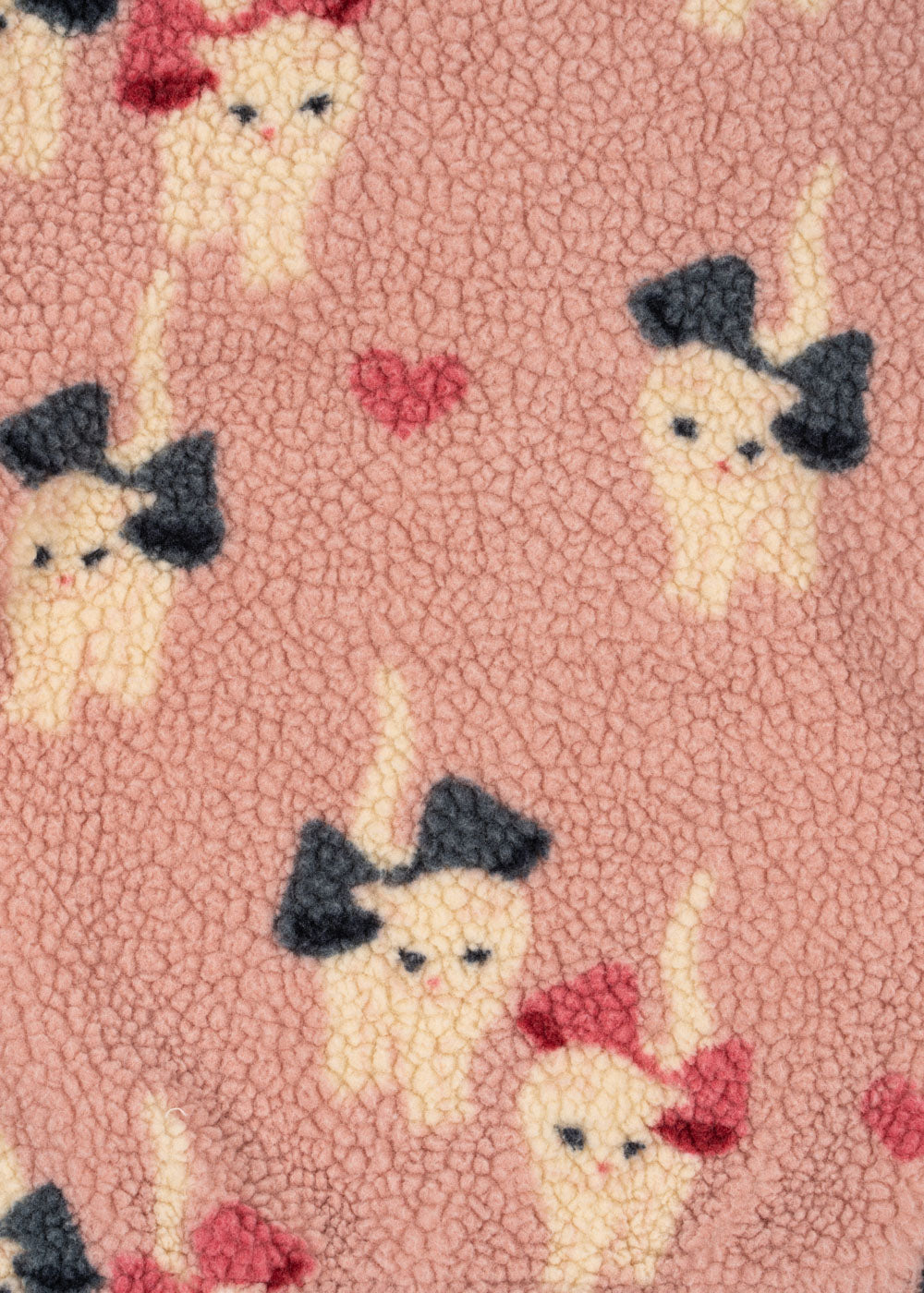 Jody Teddy Jacket Grs - Bow Kitty